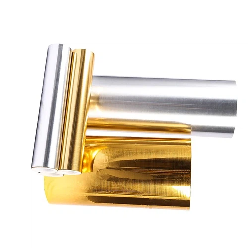 Brushed Golden Hairline PET film Brushed Golden Hairline PET film